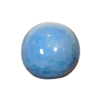 Xl Keramische Decoratieve Bal, Blauw, 39 Cm