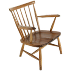 Pastoe Spijlenfauteuil Stoel Vintage thumbnail 1