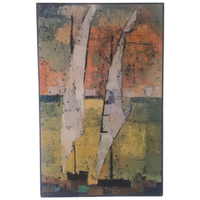 Reuther Vintage Schilderij Print Op Hout