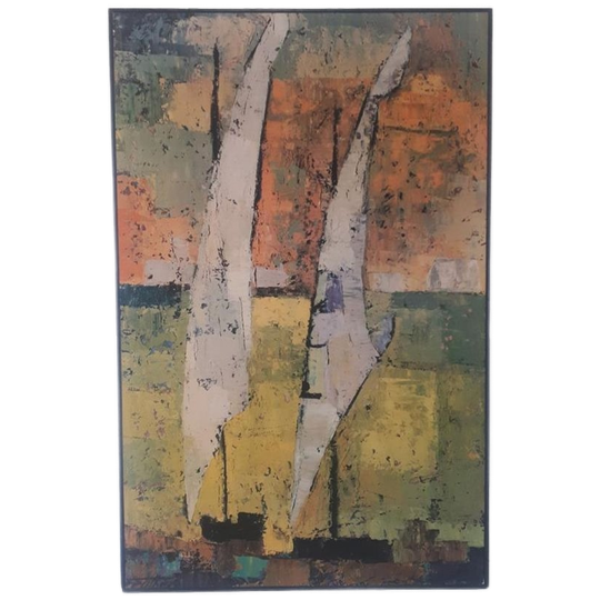 Reuther Vintage Schilderij Print Op Hout 1