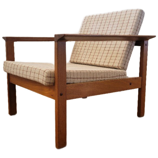 Vintage Deense Fauteuil In Teak, 1970 1