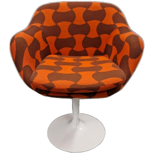 Jaren 70 Tulpstoel Oranje Fauteuil Spaceage Stoel 1