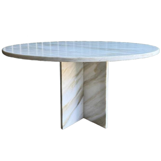 Vintage Marmeren Eettafel 1
