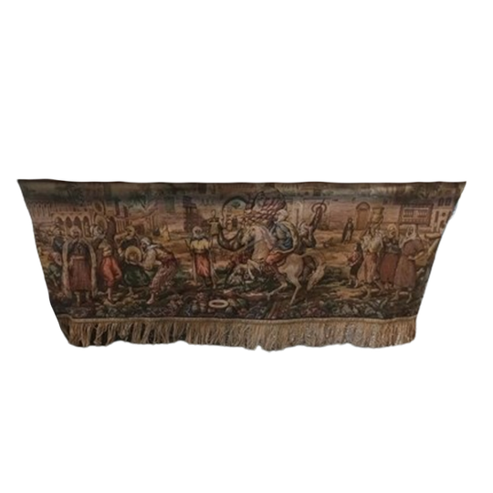 Wandkapstok Met Sierlijk Wandkleed 1