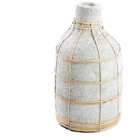 Bazar Bizar | De Whoopy Vaas - Betongrijs Naturel - L