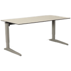 Ahrend Four Two Bureau, Creme Gespikkeld Blad, 160 X 80 Cm, Hoogte Instelbaar Onderstel thumbnail 1