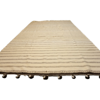 Handwoven Berber Kilim Rug * Large Moroccan Wool Area Rug