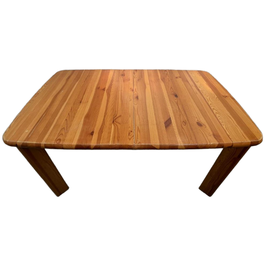 Vintage Rechthoekige, Verlengbare Eettafel Grenen Daumiller 1