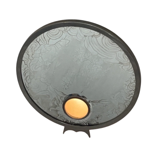 Art Deco - French Mirophar Standing Apothecary Mirror - With Built In Lighting - Distressed Mirro 1