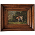 Willy Krake Schilderijtje Olieverf Op Paneel Schilderij thumbnail 1