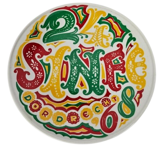 Sphinx - Herinneringsbord Sinterklaasfeest - Dordrecht - Keramiek - 1968 1