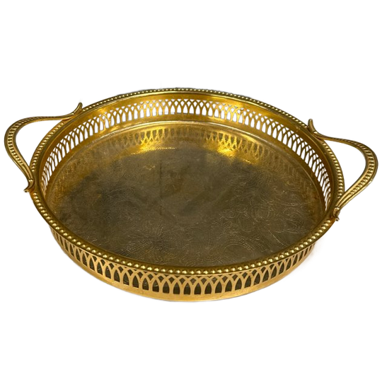 Dienblad Verguld 23 Cm 1
