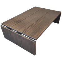 Vintage Leolux Houten Salontafel Design Harry De Groot Tafel