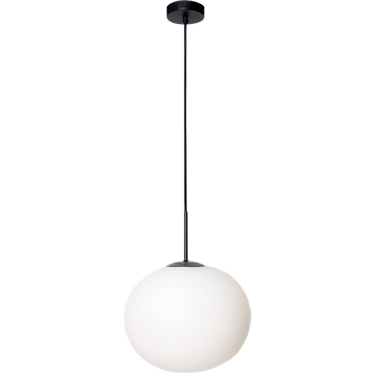 Hanglamp Elisa Wit Met Zwarte Pendel 1