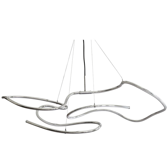 101 Copenhagen | Ghost Chandelier, Mini - Chrome 1