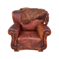 Stoere Leren Vintage Fauteuil