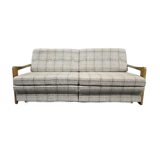 Vintage Uitklapbare Slaapbank /daybed / Tweezit 1