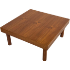 Vintage Salontafel Coffee Table Vierkant Teak 70's Design thumbnail 1