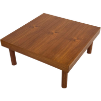 Vintage Salontafel Coffee Table Vierkant Teak 70's Design