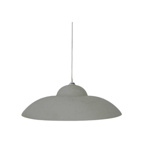Witte Vintage Glazen Hang Lamp