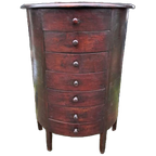 Koloniale Halve Maan Ladekast, Archiefkast, Apothekerskast A thumbnail 1