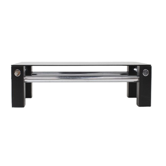 Vintage Design Salontafel Chrome En Glas 1970S Space Age 1