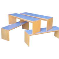 Strakke Houten Design Bankjes 1990S