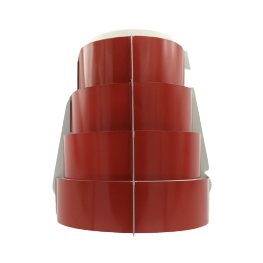 Set Van 2 Vintage Lamellen Hang Lampen Rood (ook Los Verkrijgbaar) Prijs Is Per Stuk 1
