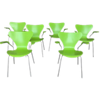 Serie 7 3207 Stoelen Van Arne Jacobsen Voor Fritz Hansen thumbnail 1