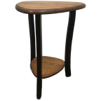 Antiek Tripod Eikenhouten Plantentafel Bijzettafel thumbnail 1