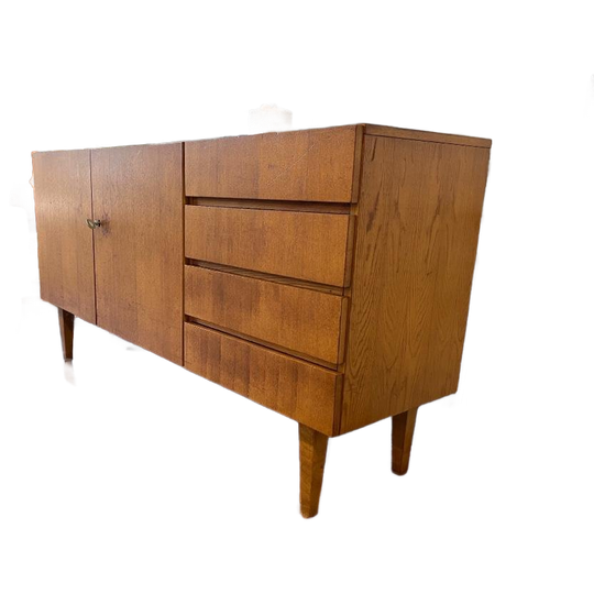 Vintage Houten Dressoir / Kast / Buffetkast 1