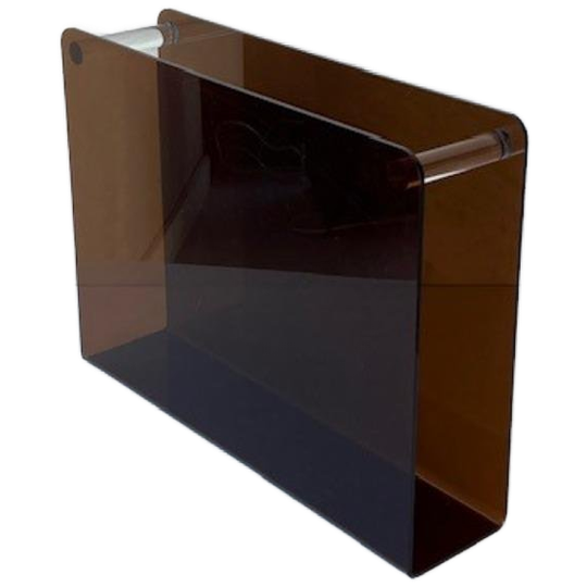 Jaren 70 Lectuurbak Plexiglas Vintage Tijdschriftenrek Retro 1