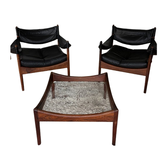 Vintage Vintage "modus" Zitgroep Van Kristian Vedel Voor Willadsen Møbelfabrik, 1963 1