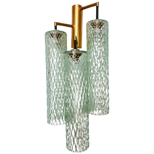 Messing Buisvormige Wandlamp Uit Italië, 1960’S