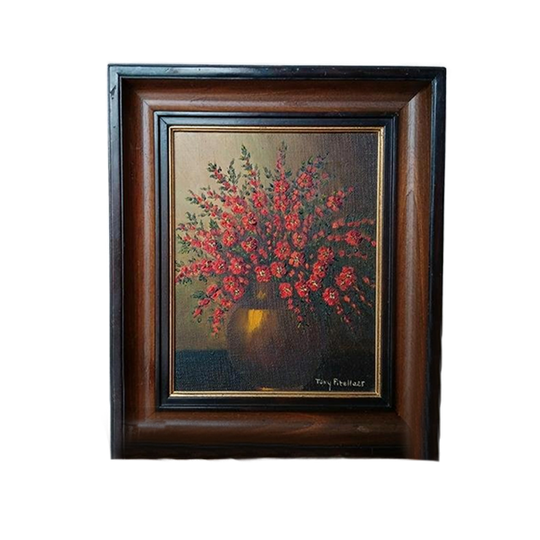 Prachtig Vintage Olieverf Schilderij 1