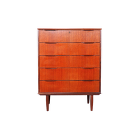 Deens Design Hoge Ladekast In Teak, 1960S