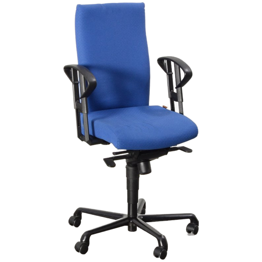 Sitag Bureaustoel , Blauw, 2d Armleggers 1