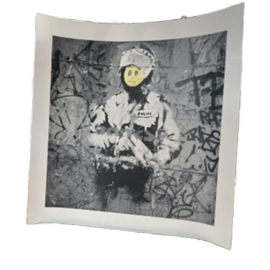 Banksy, Riot Cop, Copyright Panorama London, All Right Reserved , Printed In The Uk 1