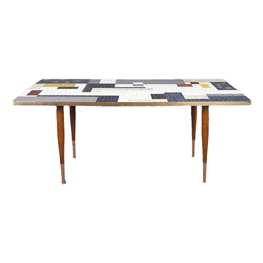 Mozaïek Salontafel <<<brand>>>, 1950s 1