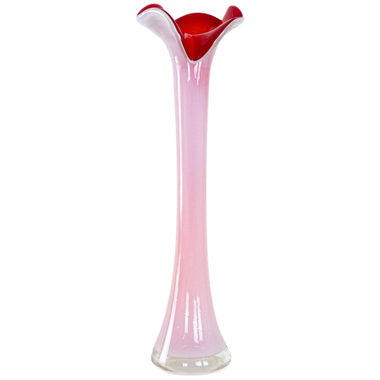Pink Vase, Murano Glass, Italian Design, 1970s, Made In Italy 1