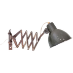 Schaarlamp – Harmonicalamp – Jaren 50 - (Kn18) thumbnail 1