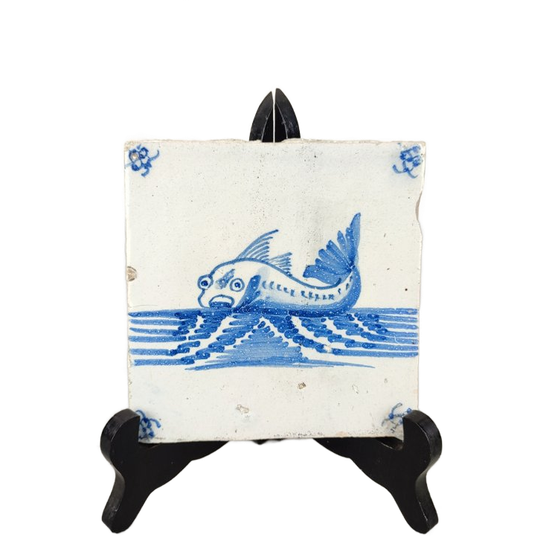 Antieke Delftse Tegel 18e Eeuw 1