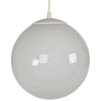 Happylight - Vintage Hanglamp - Globe - Ochtendnevel - Opaalglas - Metaal - 70'S thumbnail 1