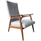 Vintage Fauteuil Teakhouten Deense Fauteuil Mid Century thumbnail 1