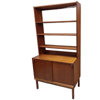 Berthil Fridhagen Zweedse Vintage Kast Wandkast Boekenkast