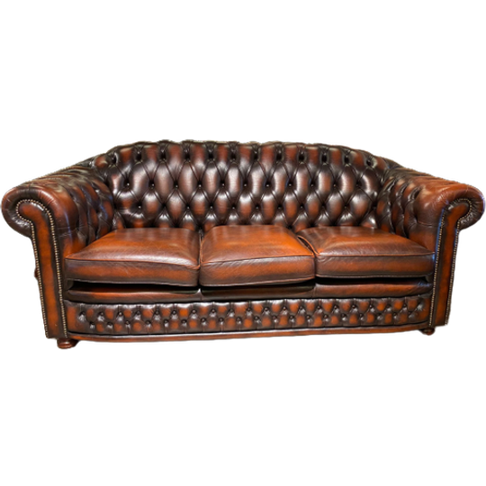 Nottingham Chesterfield 3 Zits Bank In Dark Rust Springvale 1