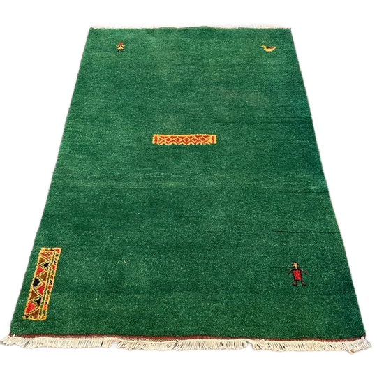 Gabbeh Tapijt 180x120cm - Handgeknoopt 1