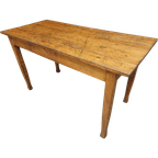 Oude Tafel Eettafel Sidetable Beukenhout 65 X 140 Cm thumbnail 1