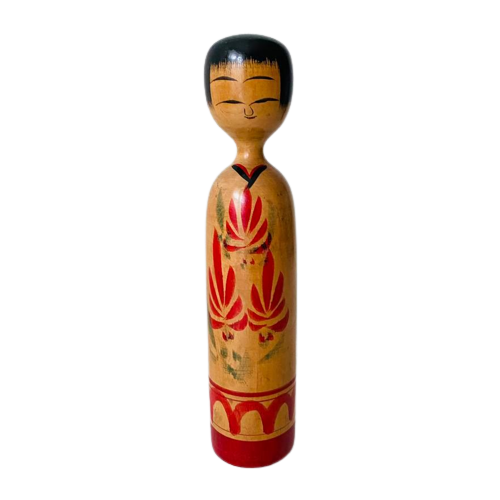 Houten Kokeshi Poppetje Uit Japan