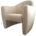 Leolux Carabita Fauteuil, Dutch Design Lounge Stoel, Wol thumbnail 1